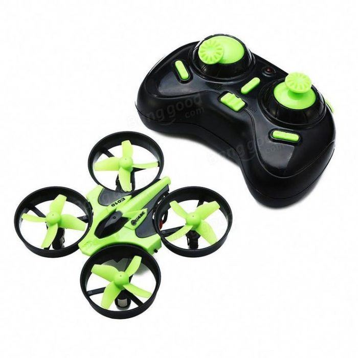 There is a sleek flying toy or drone equipped with a user-friendly remote control. Its cutting-edge design incorporates four sets of high-quality blades, ensuring optimal performance and stability during flight. These kinds of toys are great for beginners. 