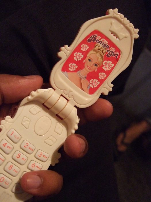 This pretend phone can foster development in the realm of motor controls, and learning skills, including how to talk on the cell phone and listen attentively. This phone, in turn, will also foster communication.