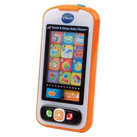 A baby toy cell phone called swipe baby phone that adds more play fun for babies. phone toy with 12 apps into this baby phone. 