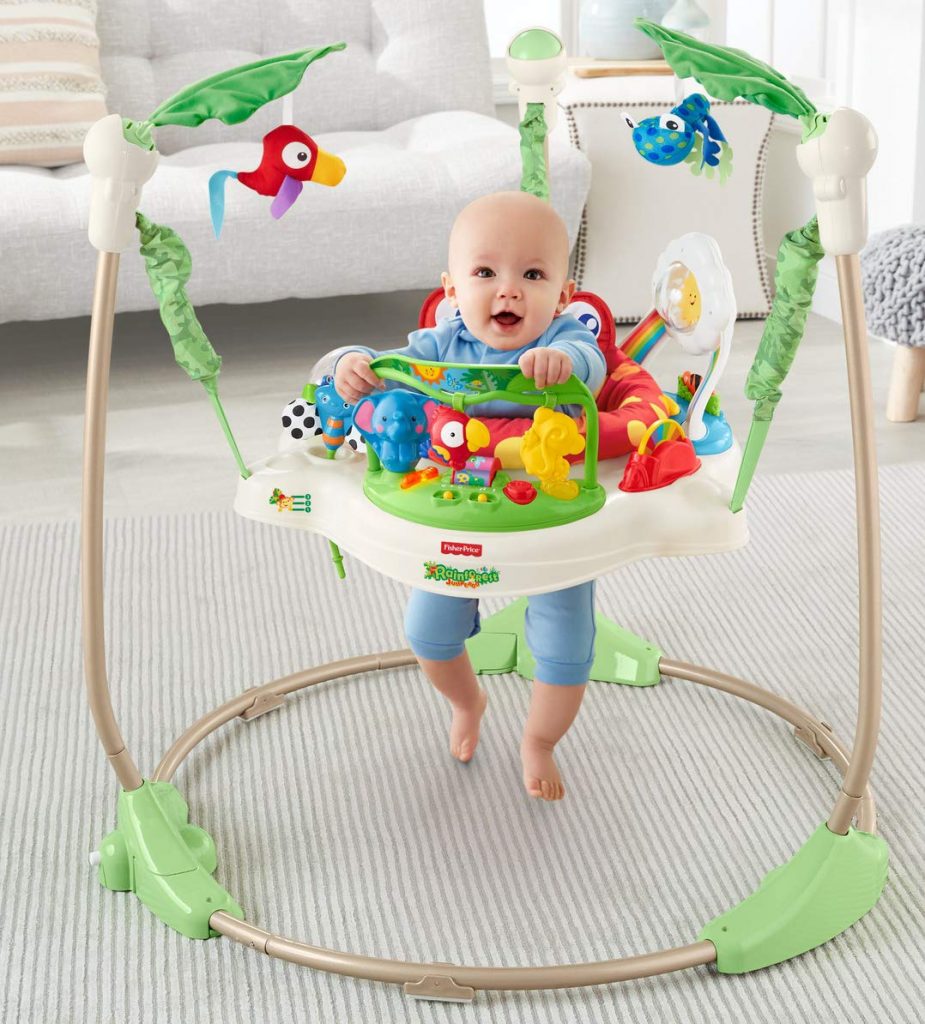 when can babies go in a jumperoo