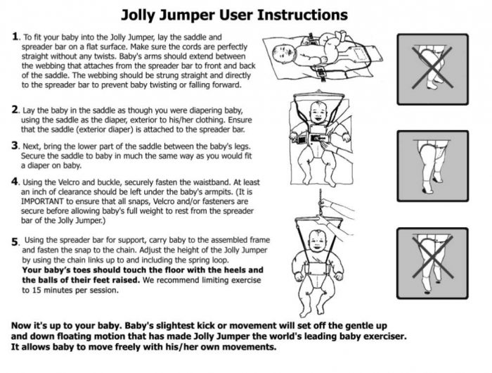 when can you start using a jumperoo