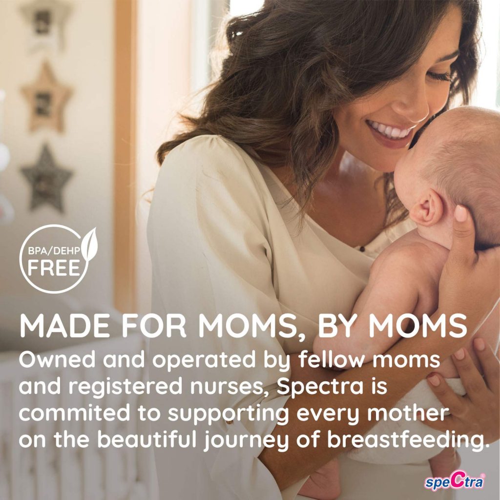 Spectra breast pumps especially S2 is made for moms. Spectra is committed to supporting mother's breastfeeding journey.