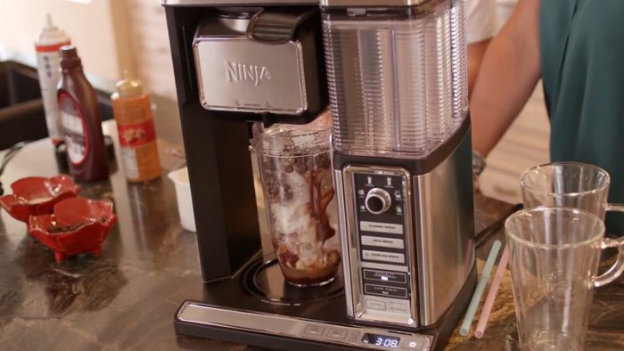 A Ninja espresso machine. One of the top models available on the market.