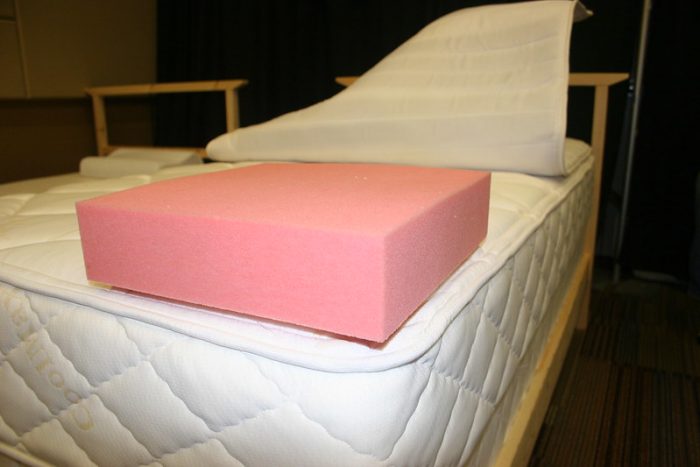 Common foam used on mattress for side sleepers