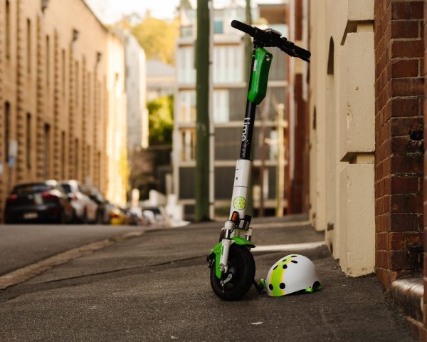 A scooter safety gear.