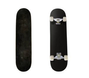 solid black design on board for skaters