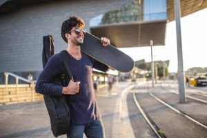 Skateboarder.